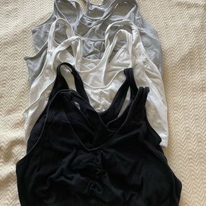 Fruit of the Loom cotton shirred front racer back sleep bras